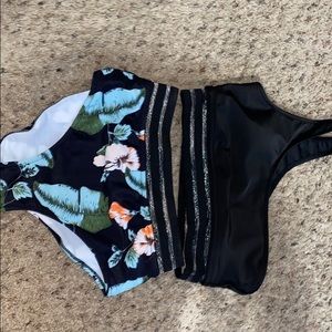 SHEIN high waisted bathing suit